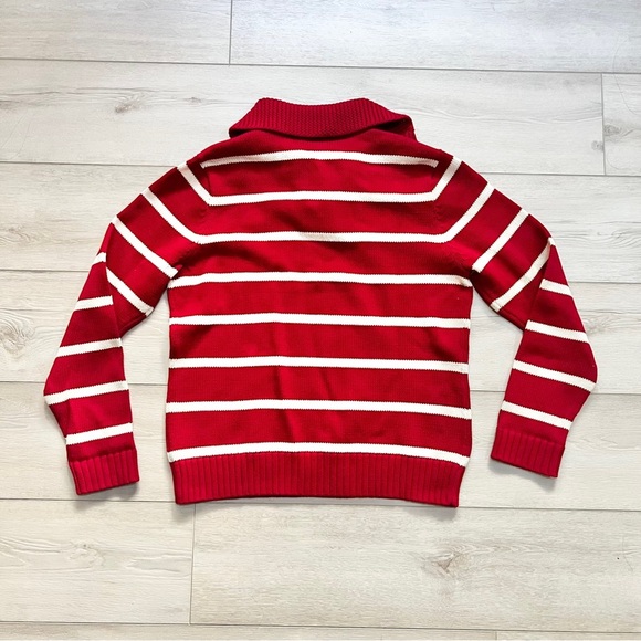 Ralph Lauren Striped Knit Sweater w/ Hook Closure Size XL - Picture 3 of 3